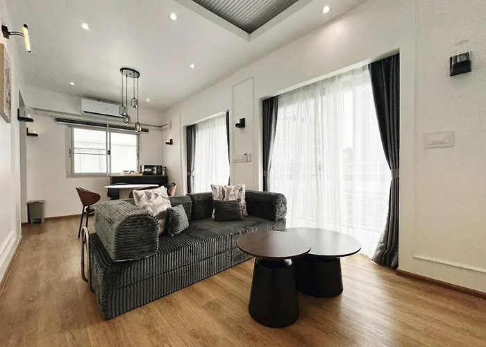 公寓 Silom I Private For 6 Guests Near Bts Chong Nonsi 曼谷