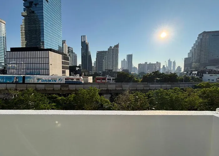 公寓 Silom I Private For 6 Guests Near Bts Chong Nonsi 曼谷
