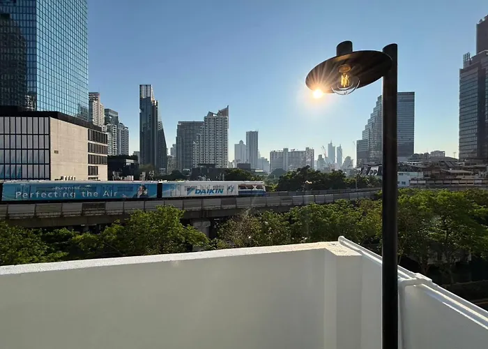 公寓 Silom I Private For 6 Guests Near Bts Chong Nonsi 曼谷